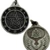 Pentagram talisman silver color Pentagram talisman silver color