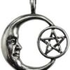Pentacle Moon Celestial amulet Pentacle Moon Celestial amulet