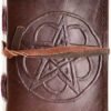 Pentagram leather blank journal w/ cord Pentagram leather blank journal w/ cord