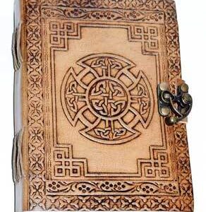 5″ x 7″ Celtic Cross leather w/ Latch