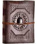 5″ x 7″ God’s Eye leather blank book w/ cord