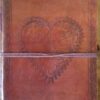 5″ x 7″ Heart leather blank book w/cord 5″ x 7″ Heart leather blank book w/cord