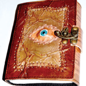 Sacred Eye leather blank book w/ latch