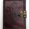 Maiden Mother Moon leather blank book w/ latch Maiden Mother Moon leather blank book w/ latch