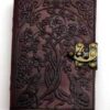 Wolf & Tree of Life leather blank book w/ latch Wolf & Tree of Life leather blank book w/ latch