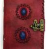2 Lapis Stones leather blank book w/ latch 2 Lapis Stones leather blank book w/ latch