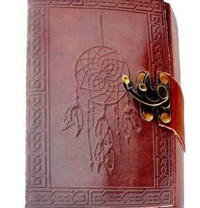 5″ x 7″ Dream Catcher Embossed leather w/latch