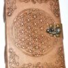 5″ x 7″ Flower of Life Embossed leather w/ latch