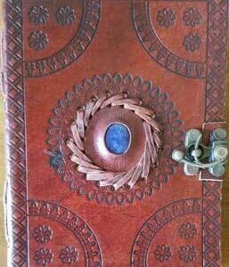 5″ x 7″ God’s Eye Embossed leather w/ latch