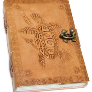 5″ x 7″ Turtle Embossed leather w/ latch
