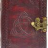 Triquetra leather blank book w/ latch Triquetra leather blank book w/ latch