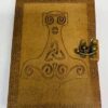 5″ x 7″ Thor Hammer Embossed leather w/ latch