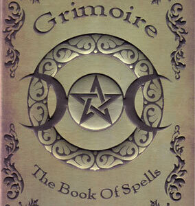 5 1/2″ x 8″ Grimoire, Book of Spells journal (hc)