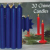 1/2″ Dark Blue Chime Candle 20 pack 1/2″ Dark Blue Chime Candle 20 pack