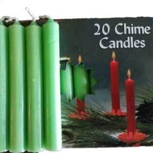 1/2″ Apple Green Chime candle 20 pack