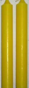 1/2″ Yellow Chime Candle 20 pack