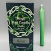 1/2″ dia 5″ long Green chime candle 20 pack
