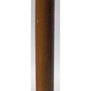 Brown 6″ Taper Candle