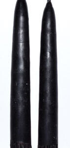 7″ Black taper pair