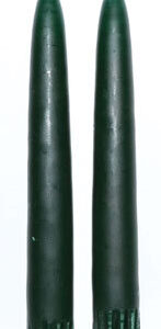 7″ Dark Green taper pair