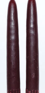 7″ Dark Red taper pair