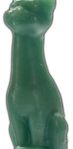 6″-7″ Green Cat candle