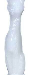 6″-7″ White Cat candle