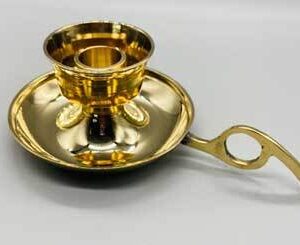 Classic Brass Chamberstick taper candle holder