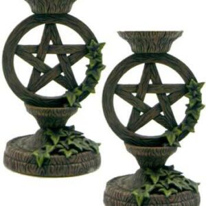 5 1/2″ Pentagram taper holder (set of 2)
