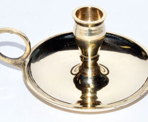 Brass mini candle holder