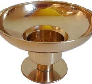 Brass Universal candle holder 4 1/4″ dia