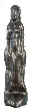 Black Female candle 7″
