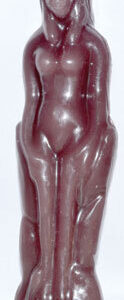 Brown Female candle 7″