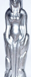 Silver Female candle 7″
