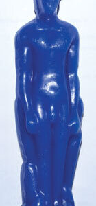 Blue Male candle