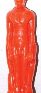 Orange Male candle