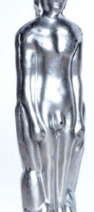 Silver Male candle