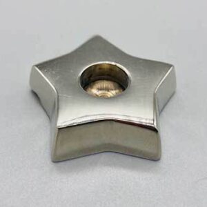 1 1/2″ Silver Star chime holder