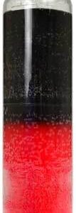 2 Color 7-day Black/ Red jar candle