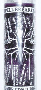 Spell Breaker purple 7 day jar candle