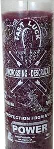 Uncrossing 7-day jar candle purple