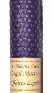 4 1/4″ Legal Matters Lailokens Awen candle