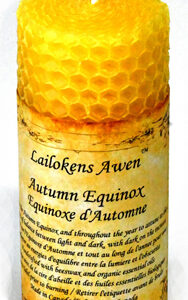 4″ Autumn Equanox Altar Lailokens Awen candle