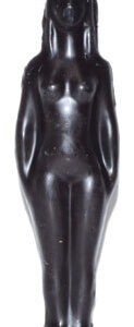 7 1/4″ Black Woman candle