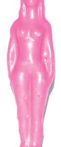 7 1/4″ Pink Woman candle
