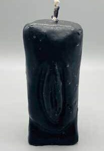 6 1/2″ Black Female Gender candle