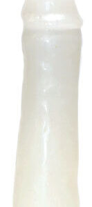 6 1/2″ White Male Gender candle