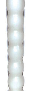 9 1/2″ White 7 Knob candle