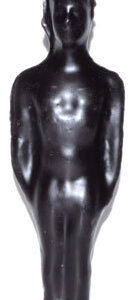 7 1/4″ Black Male candle