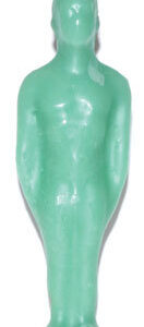 7 1/4″ Green Male candle